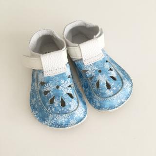 Baby Bare Shoes IO Snowflakes - TOP STITCH Sandals (Baby Bare Shoes IO Snowflakes - TOP STITCH Sandals)