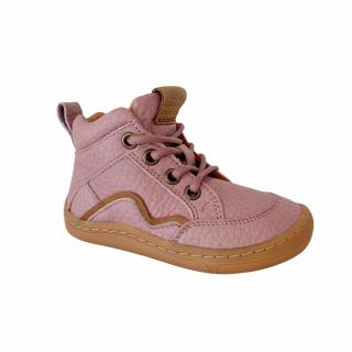 Froddo Barefoot podzimní kotníková obuv Lace-Up Pink vel. 26 (Froddo G3110189-5)