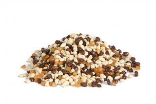 Herman Vícebarevný marmolit - Cukrová třtina 25 kg, Jemnězrnný (1.0 - 1.5 mm)