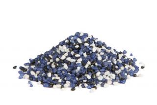 Herman Vícebarevný marmolit -  Modrá laguna 15 kg, Jemnězrnný (1.0 - 1.5 mm)