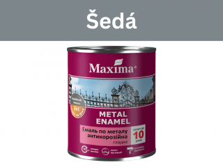 Maxima Kovářská barva 3v1 šedá hladká 750 ml
