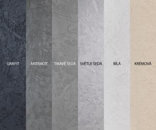 Vzorky betonové stěrky na stěny (3 Kg) - jednotlivé barvy Antracit