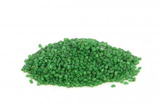 Zelený Jednobarevný marmolit - Zelený 15 kg, Jemnězrnný (1.0 - 1.5 mm)