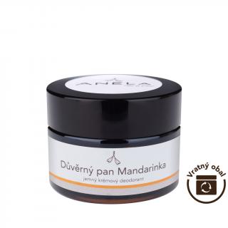 Důvěrný pan Mandarinka - jemný krémový deodorant Obsah: 5 ml vzorek