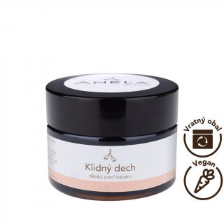 Klidný dech - dětský prsní balzám Obsah: 50 ml