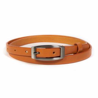 Dámský kožený opasek Penny Belts Marie oranžový Délka: 85 cm