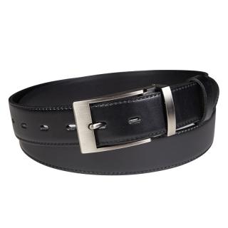 Pánský kožený opasek Penny Belts Christophe černý Délka: 105 cm