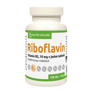 NutriHouse RIBOFLAVIN (Vit. B2) 100 tbl. (Vitamin B2)