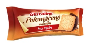 Bezlepkové polomáčené sušenky Glutaline 80g