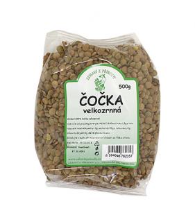 Čočka tmavozelená 500g ZP