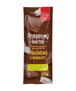 Proteinový koktejl ČOKOL., KOKOS 30g Semix