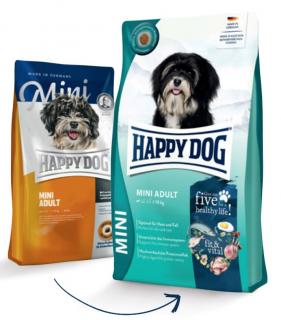 Happy Dog Adult Mini, hmotnost 4kg