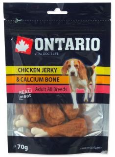 ONTARIO Snack Chicken Jerky + Calcium 70g