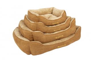 Scruffs Cosy Box Bed béžový, Rozměry 75 x 60cm