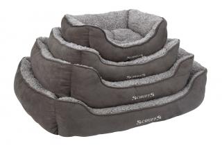 Scruffs Cosy Box Bed šedý, Rozměry  60 x 50 cm