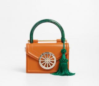 Dámská kabelka Lily Glamour, oranžová