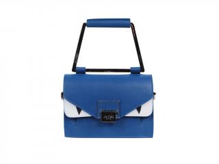 Luxusní kabelka JADISE, Lilly s hranatou rukojetí modrá
