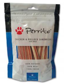 Perrito Chicken and Pollock Sandwich 100g