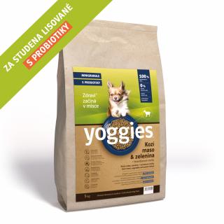 Yoggies Hypoalergenní s kozím masem a br. vločkami 5kg MINIGRANULE