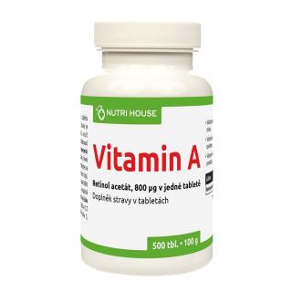 NutriHouse VITAMIN A 500 tbl.