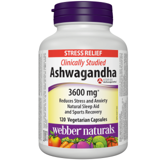 Webber Naturals Ashwagandha 3600 mg 120 cps