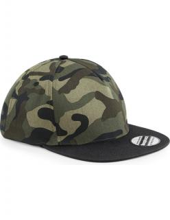 Camo Snapback -Jungle Black