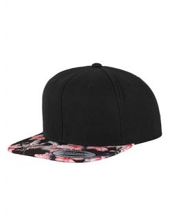 Classic Snapback - Floral Red