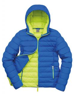 Dámská zimní bunda Snow Bird- Modrá/Zelená Velikost: M, Barva: Modrá