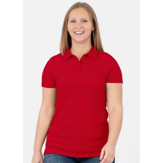 Dámské POLO tričko Organic Stretch - Červená Velikost: 34, Barva: Červená