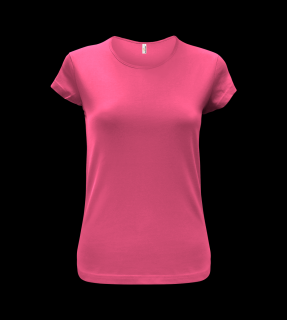 Dámské tričko California - Hot Pink Velikost: S, Barva: Růžová