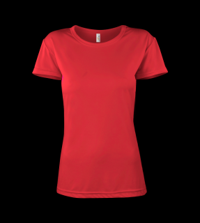 Dámské tričko Montana - Fiery Red Velikost: L, Barva: Červená