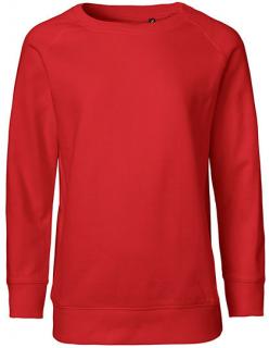 Dětská mikina LEX Natura - Sweatshirt Red Velikost: 104/110, Barva: Červená