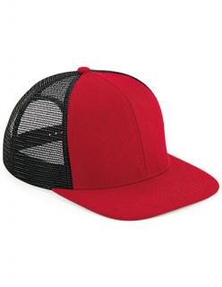 Original Flat Peak Trucker - Red Black