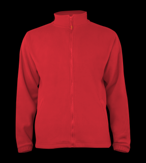 Pánská fleece jacket - Fiery Red Velikost: L, Barva: Červená