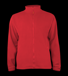 Pánská fleece jacket - Fiery Red Velikost: XXXL, Barva: Červená