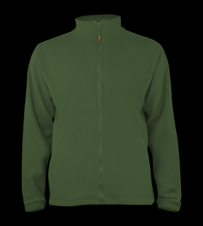 Pánská fleece jacket - Forest Green Velikost: S, Barva: Zelená