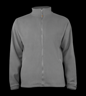 Pánská fleece jacket - Steel Gray Velikost: XXL, Barva: Šedá