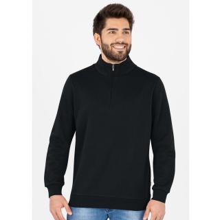 Pánská mikina Ziptop Organic - Černá Velikost: 4XL, Barva: Černá