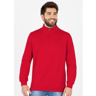 Pánská mikina Ziptop Organic - Červená Velikost: 4XL, Barva: Červená