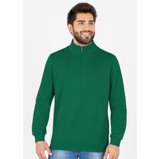 Pánská mikina Ziptop Organic - Zelená Velikost: 4XL, Barva: Zelená