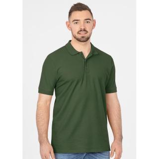 Pánské POLO tričko Organic - Tmavě zelená Velikost: 4XL, Barva: Tmavě zelená