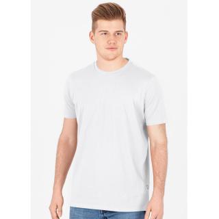 Pánské tričko JAKO Doubletex - Bílá Velikost: XXXL, Barva: Bílá