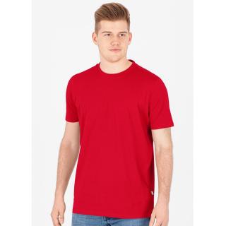 Pánské tričko JAKO Doubletex - Červená Velikost: XXXL, Barva: Červená