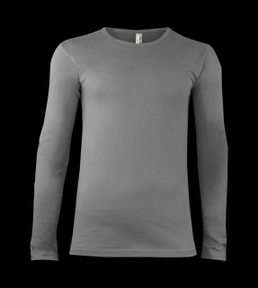 Pánské tričko Long - Steel Gray Velikost: L, Barva: Šedá
