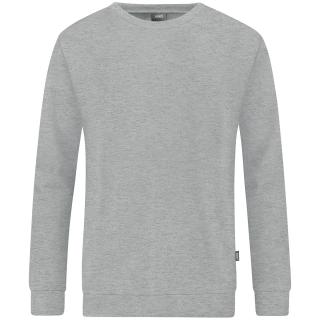 Unisex mikina JAKO Organic - Světle šedá Velikost: 4XL, Barva: Šedá