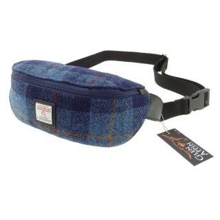 Ledvinka Morar Harris Tweed - Dark Blue Tartan