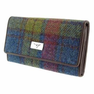 Peněženka Tiree Harris Tweed Multi Colour Tartan - Glen Appin