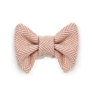 Tvídový motýlek pro psy Pink Herringbone Tweedmill