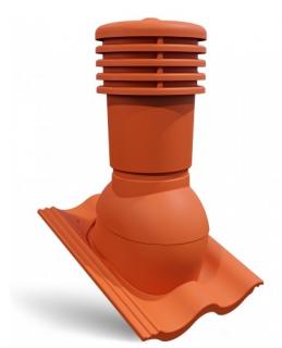 VENTEOS - Větrací střešní komínek pro Moravská a Hodonka, cihlová (Konstrukce komínka podporuje větrání pomocí větrné energie a zajišťuje správný tah)