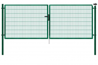 BRÁNA PILOFOR SUPER ŠÍŘKA 4090MM, SVAŘOVANÝ PANEL 50X200MM, FAB v. 1180 mm